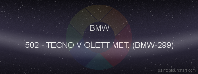 Bmw paint 502 Tecno Violett Met. (bmw-299)