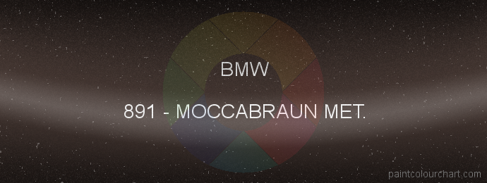 Bmw paint 891 Moccabraun Met.