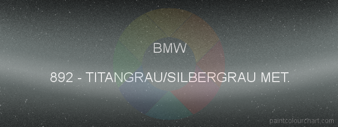 Bmw paint 892 Titangrau/silbergrau Met.