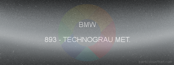 Bmw paint 893 Technograu Met.