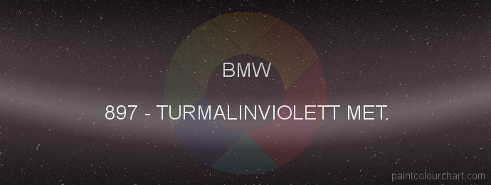 Bmw paint 897 Turmalinviolett Met.