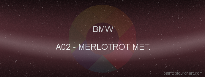 Bmw paint A02 Merlotrot Met.