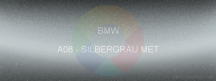 Bmw paint A08 Silbergrau Met