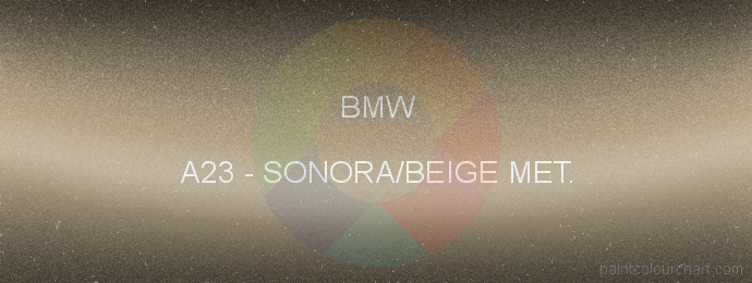 Bmw paint A23 Sonora/beige Met.