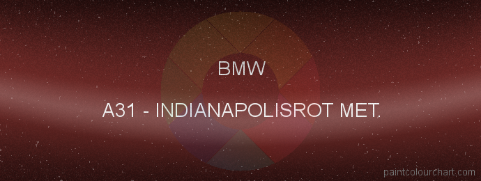 Bmw paint A31 Indianapolisrot Met.