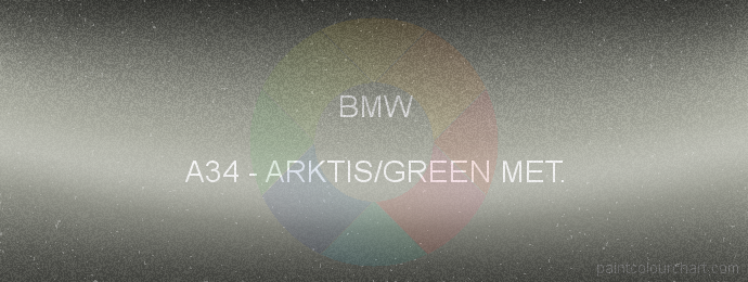 Bmw paint A34 Arktis/green Met.