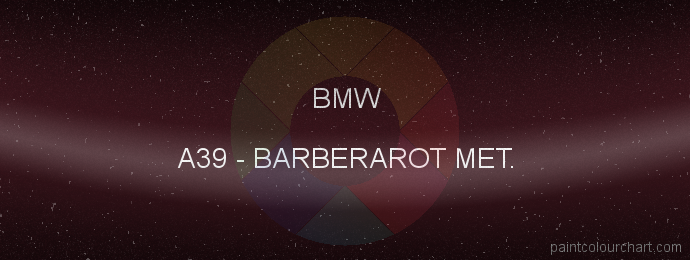 Bmw paint A39 Barberarot Met.