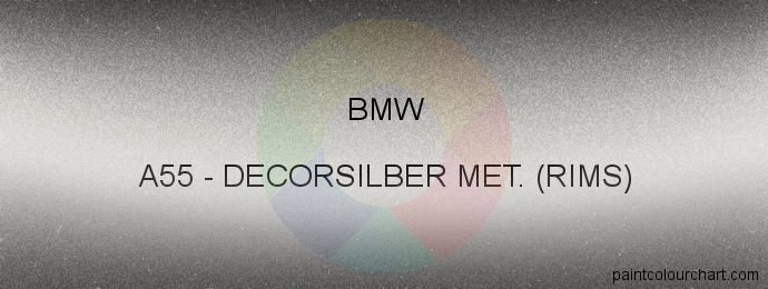 Bmw paint A55 Decorsilber Met. (rims)