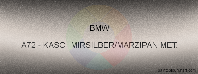 Bmw paint A72 Kaschmirsilber/marzipan Met.