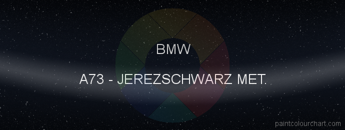 Bmw paint A73 Jerezschwarz Met.