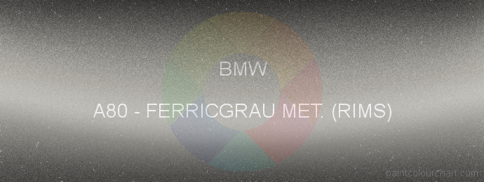 Bmw paint A80 Ferricgrau Met. (rims)