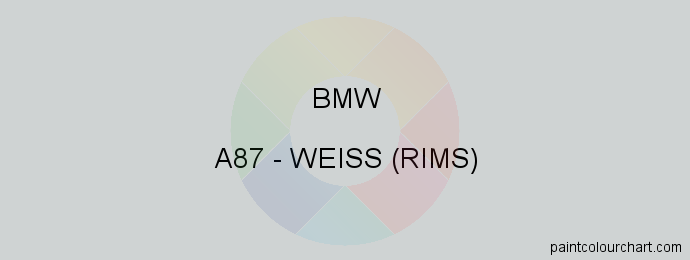 Bmw paint A87 Weiss (rims)