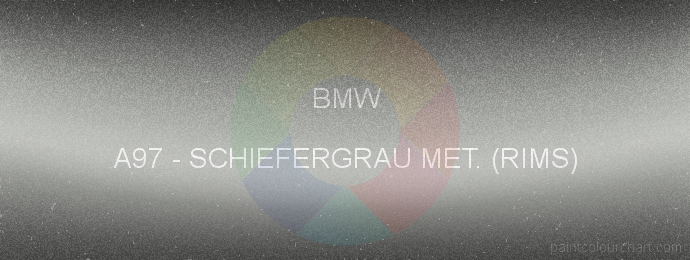 Bmw paint A97 Schiefergrau Met. (rims)