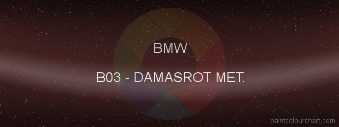 Bmw paint B03 Damasrot Met.