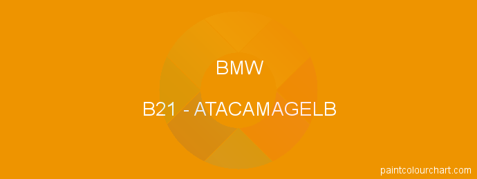 Bmw paint B21 Atacamagelb