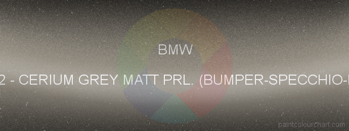 Bmw paint BU0912 Cerium Grey Matt Prl. (bumper-specchio-ruote