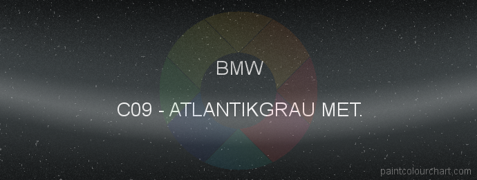 Bmw paint C09 Atlantikgrau Met.