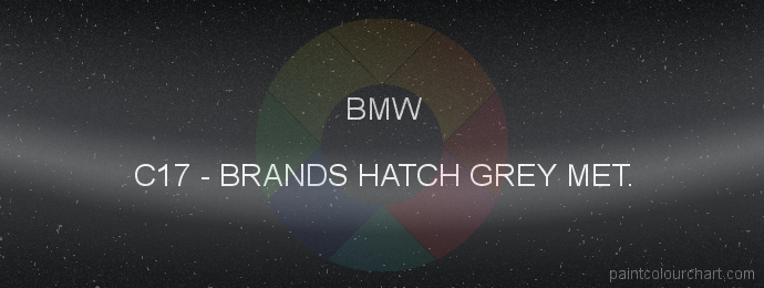 Bmw paint C17 Brands Hatch Grey Met.