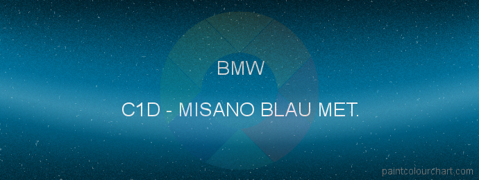Bmw paint C1D Misano Blau Met.