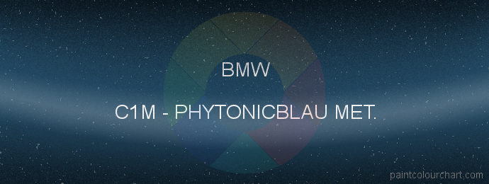 Bmw paint C1M Phytonicblau Met.