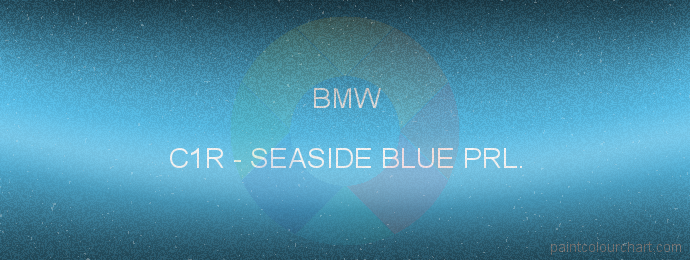 Bmw paint C1R Seaside Blue Prl.