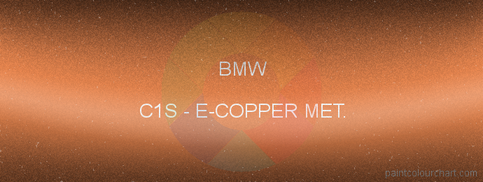 Bmw paint C1S E-copper Met.