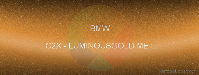 Bmw paint C2X Luminousgold Met.