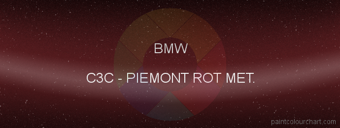 Bmw paint C3C Piemont Rot Met.
