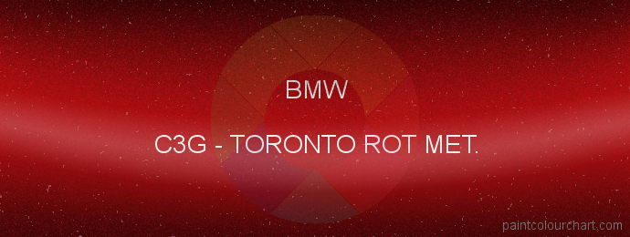 Bmw paint C3G Toronto Rot Met.