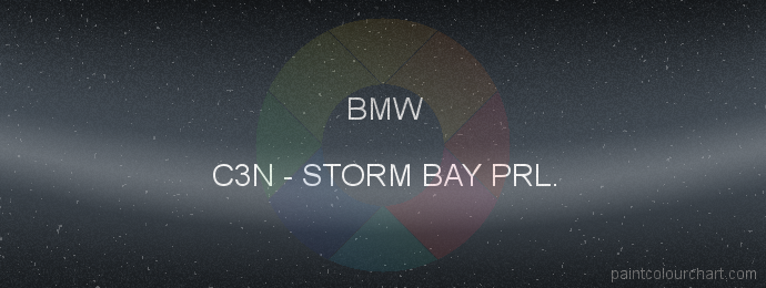 Bmw paint C3N Storm Bay Prl.