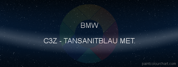 Bmw paint C3Z Tansanitblau Met.