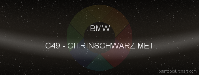 Bmw paint C49 Citrinschwarz Met.