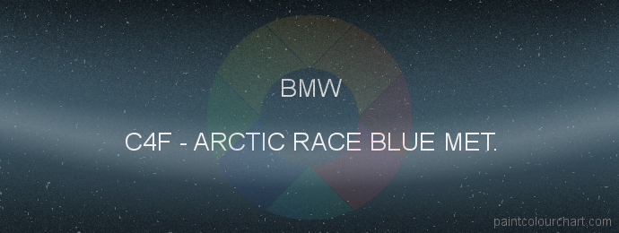 Bmw paint C4F Arctic Race Blue Met.