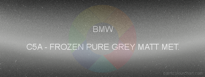 Bmw paint C5A Frozen Pure Grey Matt Met.