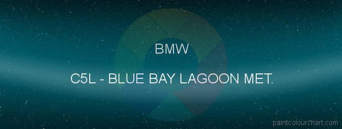 Bmw paint C5L Blue Bay Lagoon Met.