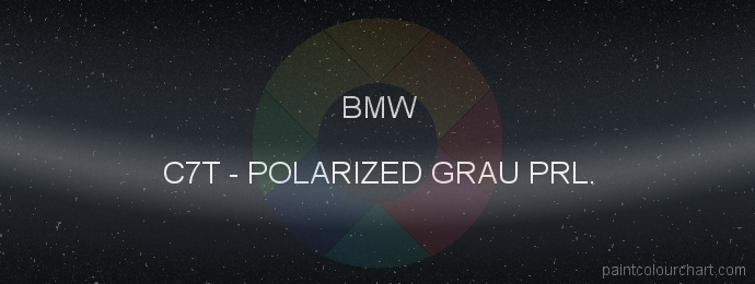 Bmw paint C7T Polarized Grau Prl.