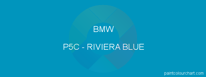 Bmw paint P5C Riviera Blue