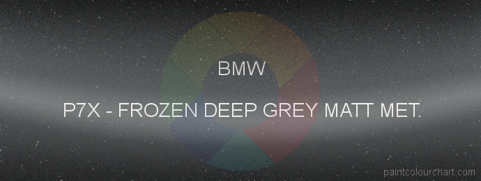 Bmw paint P7X Frozen Deep Grey Matt Met.