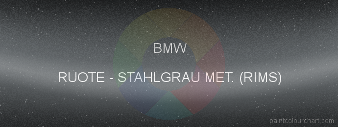 Bmw paint RUOTE Stahlgrau Met. (rims)