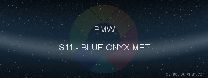 Bmw paint S11 Blue Onyx Met.