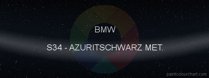 Bmw paint S34 Azuritschwarz Met.