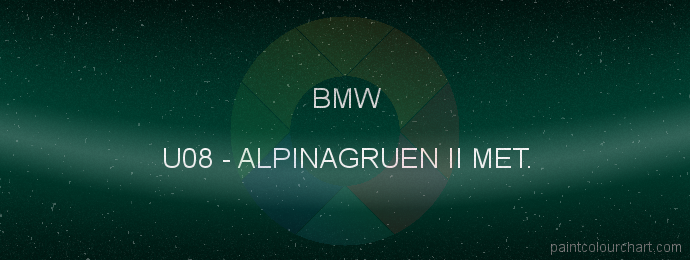 Bmw paint U08 Alpinagruen Ii Met.