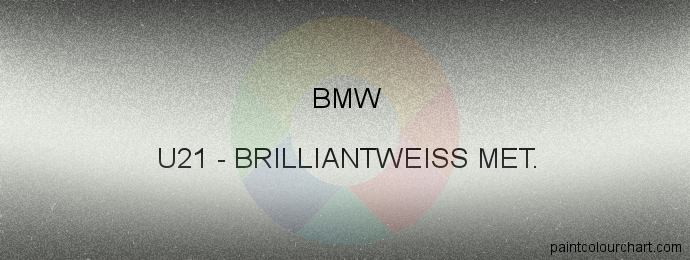 Bmw paint U21 Brilliantweiss Met.