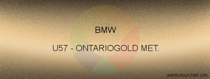 Bmw paint U57 Ontariogold Met.