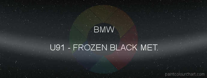 Bmw paint U91 Frozen Black Met.