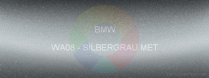 Bmw paint WA08 Silbergrau Met