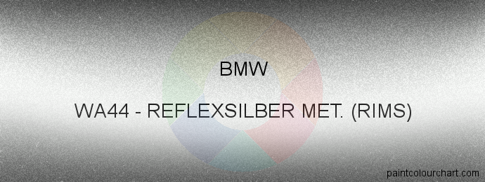 Bmw paint WA44 Reflexsilber Met. (rims)