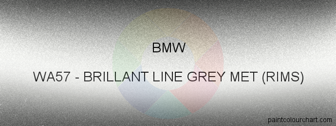 Bmw paint WA57 Brillant Line Grey Met (rims)