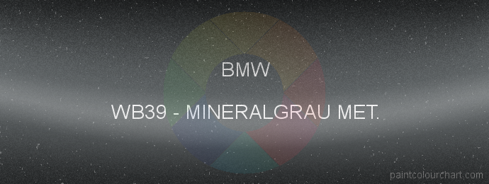 Bmw paint WB39 Mineralgrau Met.