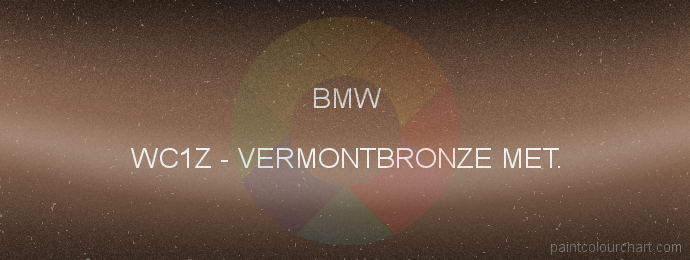 Bmw paint WC1Z Vermontbronze Met.